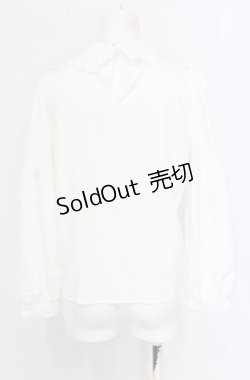画像3: majoretty / ビジューヨークブラウス S シロ O-25-05-28-074-LO-BL-IG-OS