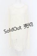 Gamchu / 2頭NEET ニット F オフホワイト O-25-05-28-009-PU-TO-YM-OS