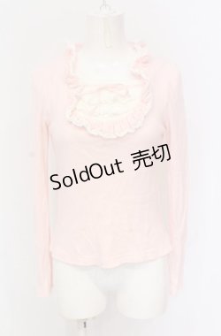 画像1: BABY,THE STARS SHINE BRIGHT / ジュリーナフリルカットソー  ピンク O-25-05-28-085-BA-TO-IG-OS