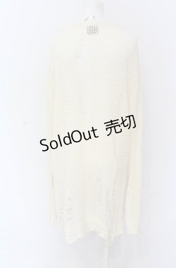画像3: Gamchu / 2頭NEET ニット F オフホワイト O-25-05-28-009-PU-TO-YM-OS