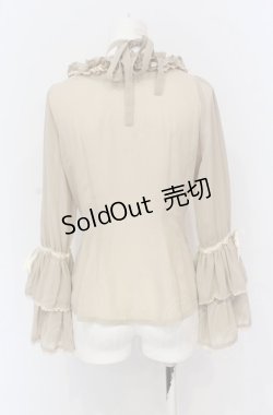 画像2: ALICE and the PIRATES / Julietteシフォンブラウス  ベージュ O-25-05-28-091-PA-BL-IG-OS