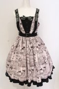 metamorphose / いたずら黒猫Wanted! サスペンダージャンパースカート 1 ピンク O-25-05-28-096-ME-OP-IG-OS