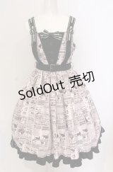 metamorphose / いたずら黒猫Wanted! サスペンダージャンパースカート 1 ピンク O-25-05-28-096-ME-OP-IG-OS