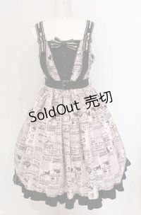 metamorphose / いたずら黒猫Wanted! サスペンダージャンパースカート 1 ピンク O-25-05-28-096-ME-OP-IG-OS