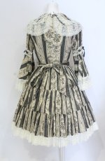 画像6: metamorphose / アンティークブーケラッパ袖ワンピース（2010）  ブルー O-25-05-28-098-ME-OP-IG-OS (6)