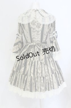 画像6: metamorphose / アンティークブーケラッパ袖ワンピース（2010）  ブルー O-25-05-28-098-ME-OP-IG-OS