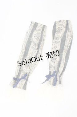 画像7: metamorphose / アンティークブーケラッパ袖ワンピース（2010）  ブルー O-25-05-28-098-ME-OP-IG-OS