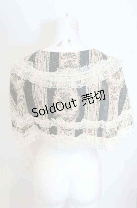 画像3: metamorphose / アンティークブーケケープ（2010）  ブルー O-25-05-28-099-ME-JA-IG-OS (3)