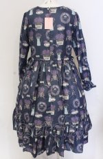 画像3: Melody BasKet / Lavender gardenワンピース M ネイビー O-25-05-28-107-LO-OP-IG-OS (3)