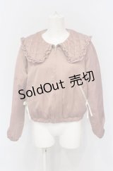 axes femme POETIQUE / パールキルティングブルゾン M ピンク O-25-05-28-109-AX-JA-IG-OS