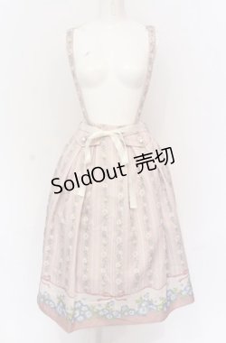 画像1: axes femme / ネモフィラ＆ポピー柄スカート M ピンク O-25-05-28-114-AX-SK-IG-OS
