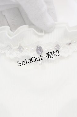 画像2: axes femme / 吸水速乾フリルビジュープルオーバー F 生成り O-25-05-28-115-AX-TO-IG-OS
