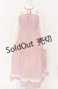 axes femme POETIQUE / ストロベリーガーデンワンピース M アカ O-25-05-28-120-AX-OP-IG-OS