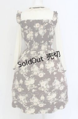 画像3: axes femme POETIQUE / 花柄レイヤードワンピ M ブラウン×アイボリー O-25-05-28-129-AX-OP-IG-OS