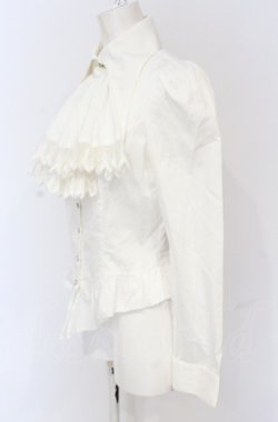 画像2: BPN / ジャボタイ付きブラウス M ホワイト O-25-05-28-132-GO-BL-IG-OS