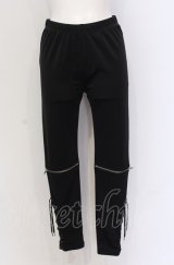 REFLEM / レースアップレギンス M ブラック O-25-05-28-014-PU-PA-YM-ZY