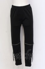 画像1: REFLEM / レースアップレギンス M ブラック O-25-05-28-014-PU-PA-YM-ZY (1)