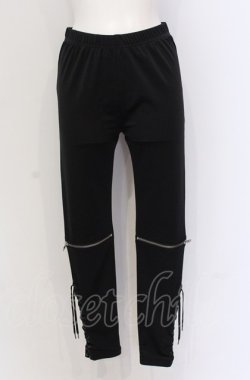 画像1: REFLEM / レースアップレギンス M ブラック O-25-05-28-014-PU-PA-YM-OS