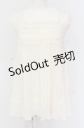 L'EST ROSE / シャーリングプリーツチュニック 2 生成り O-25-05-28-137-LO-TO-IG-OS