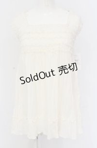L'EST ROSE / シャーリングプリーツチュニック 2 生成り O-25-05-28-137-LO-TO-IG-OS