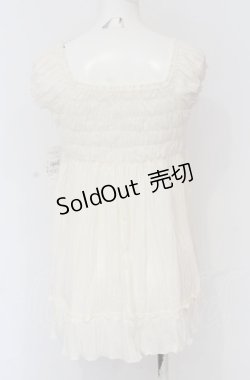 画像2: L'EST ROSE / シャーリングプリーツチュニック 2 生成り O-25-05-28-137-LO-TO-IG-OS