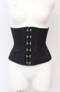 EXCENTRIQUE / 薔薇ジャガード・ショートコルセット 1 ブラック O-25-05-28-139-EL-TO-IG-OS