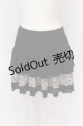 ALGONQUINS / レオパード切り替えカットスカート  ブラック×ピンク O-25-05-28-017-AL-SK-OW-OS