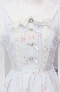 画像2: LIZ LISA / Cup cake Bunny柄ワンピース  サックス O-25-05-28-024-LO-OP-OW-OS