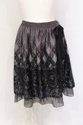 axes femme POETIQUE / Disney ドリームパネル柄スカート M グレー O-25-05-28-031-AX-SK-OW-OS
