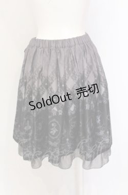画像2: axes femme POETIQUE / Disney ドリームパネル柄スカート M グレー O-25-05-28-031-AX-SK-OW-OS