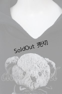 画像2: Ank Rouge / くまちゃんpt裏起毛パーカー  クロ O-25-05-28-032-CA-TO-OW-OS