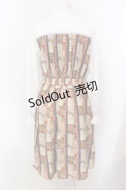 画像4: axes femme POETIQUE / ショコラレジメストライプワンピース M ブラウン×シロ O-25-05-29-029-AX-OP-IG-ZT353