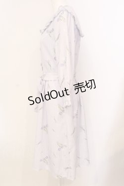 画像2: axes femme POETIQUE / チューリップストライプワンピース M ラベンダー O-25-05-29-030-AX-OP-IG-OS