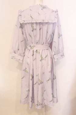 画像3: axes femme POETIQUE / チューリップストライプワンピース M ラベンダー O-25-05-29-030-AX-OP-IG-OS