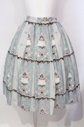 axes femme kawaii / お菓子柄スカート M ミント O-25-05-29-003-AX-SK-IG-OS