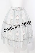 axes femme kawaii / お菓子柄スカート M ミント O-25-05-29-003-AX-SK-IG-OS