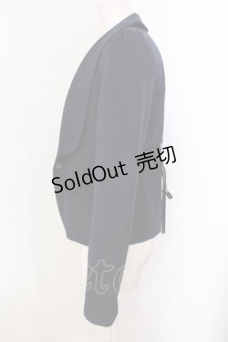 画像3: axes femme / ベストレイヤードジャケット M ネイビー×アイボリー O-25-05-29-038-AX-JA-IG-OS