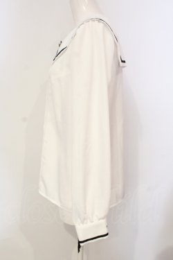 画像2: Amavel / 2025年福袋 ブラウス  シロ×グレー O-25-05-29-045-CA-BL-IG-OS
