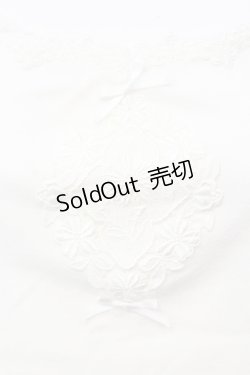 画像2: PINK HOUSE / モチーフレース使いキャミソール  シロ O-25-05-29-050-LO-TO-OW-OS