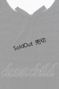 画像2: PINK HOUSE / チュールフリルトップス 4（L） クロ O-25-05-29-052-LO-TO-OW-OS