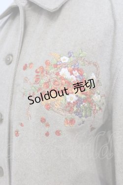 画像2: PINK HOUSE / いちご刺繍ジャケット M ベージュ O-25-05-29-062-LO-JA-OW-OS