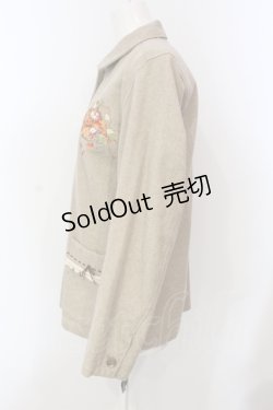 画像3: PINK HOUSE / いちご刺繍ジャケット M ベージュ O-25-05-29-062-LO-JA-OW-OS