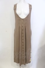 画像1: 【SALE】PINK HOUSE / プレッピーテディジャンパースカート  ベージュ O-25-05-29-066-LO-OP-OW-ZT196 (1)