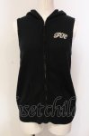 画像1: 【SALE】PINK HOUSE / 薔薇モチーフ使いニットZIPベスト L クロ O-25-05-29-070-LO-TO-OW-ZT400 (1)