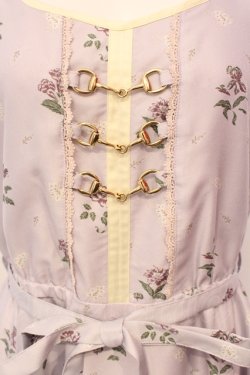 画像2: axes femme / Mulhouse Collection フラワーパネル柄イレヘムワンピース M ラベンダー O-25-05-29-006-AX-OP-IG-OS
