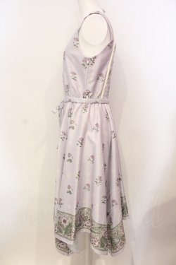画像3: axes femme / Mulhouse Collection フラワーパネル柄イレヘムワンピース M ラベンダー O-25-05-29-006-AX-OP-IG-OS