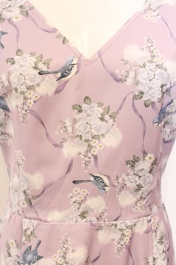 画像2: axes femme POETIQUE / フロレゾンロングワンピース M ラベンダー O-25-05-29-007-AX-OP-IG-OS