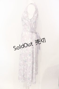 画像3: axes femme POETIQUE / フロレゾンロングワンピース M ラベンダー O-25-05-29-007-AX-OP-IG-ZT085