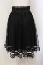 画像2: axes femme POETIQUE / ラインデザインチュールスカート M クロ O-25-05-29-012-AX-SK-IG-ZH (2)
