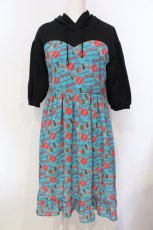 画像1: 【SALE】axes femme POETIQUE / コカ・コーラパーカーワンピ M グリーン×クロ O-25-05-29-016-AX-OP-IG-ZH (1)